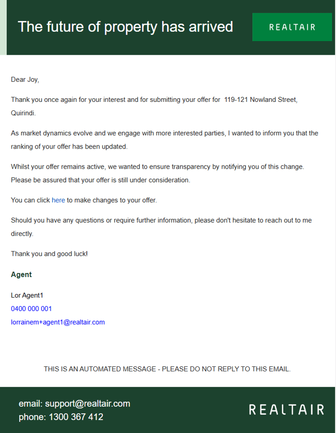 2024_Realtair_Sell_Offer ranking notification when ranking changes
