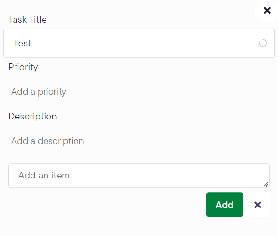 Editing a Task