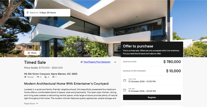 sell-Victoria SOI-timed sale listing-web